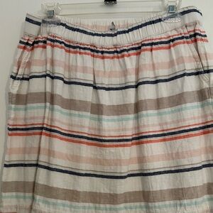 Sonoma Pastel Striped Skirt